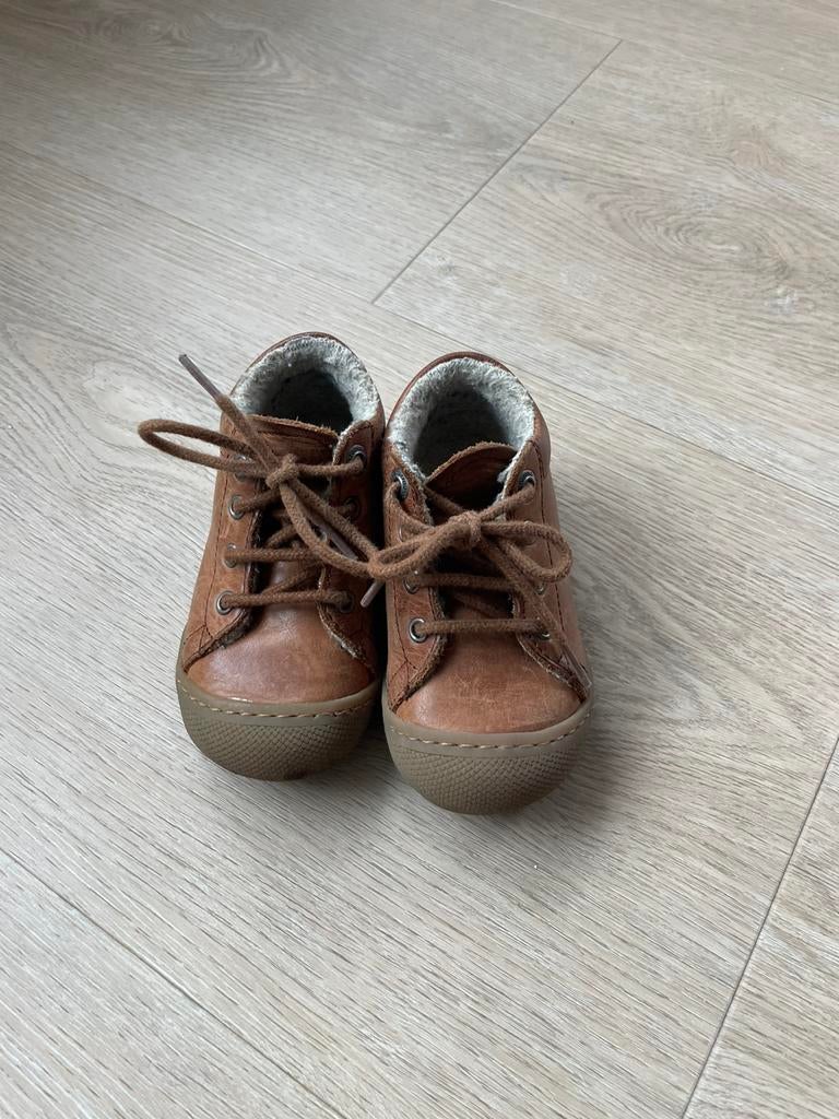 Leren kinderschoentjes Naturino maat 21, Ophalen, Schoentjes, Jongetje of Meisje, Zo goed als nieuw