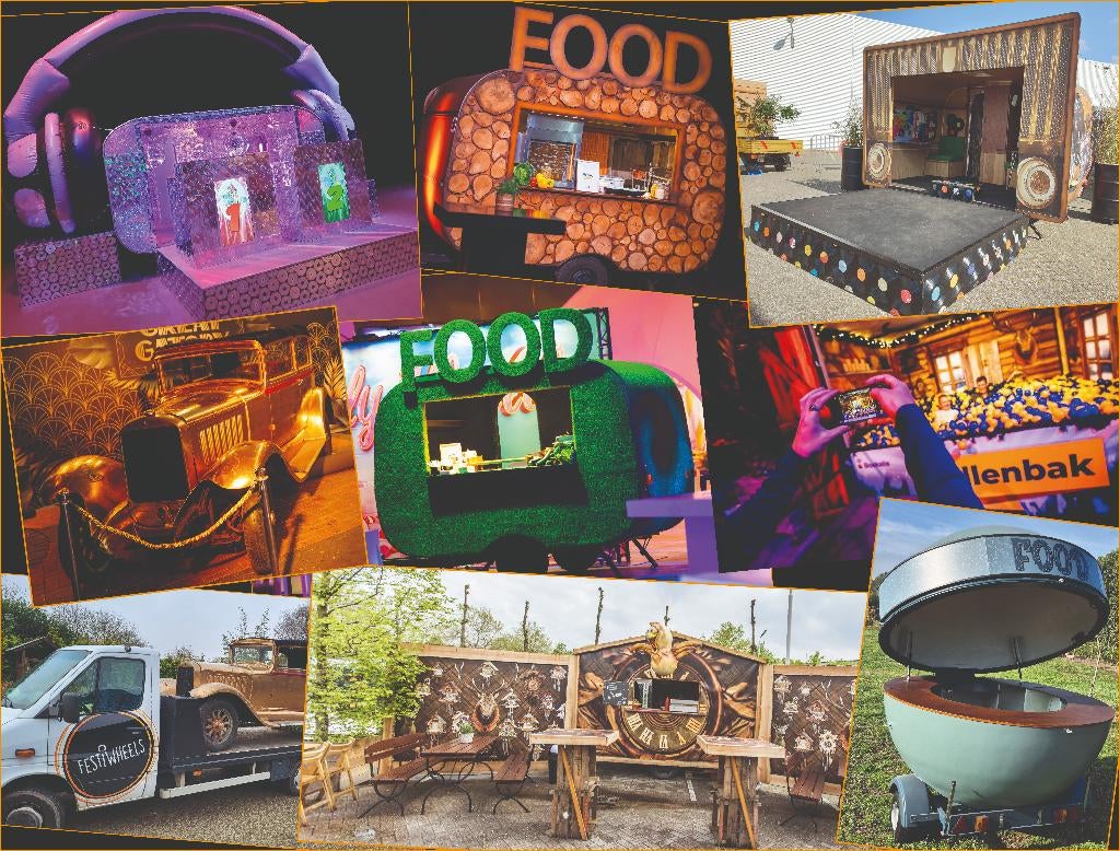 TE KOOP: Div. Foodtruck, Podiumwagen en meer unieke items!, Ophalen