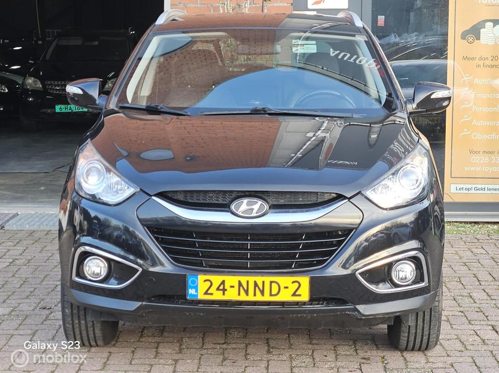 Hyundai ix35 2.0i Style Leer Airco Cruise controle Automaat, Parkeersensor, Gebruikt, 4 cilinders, 1600 kg