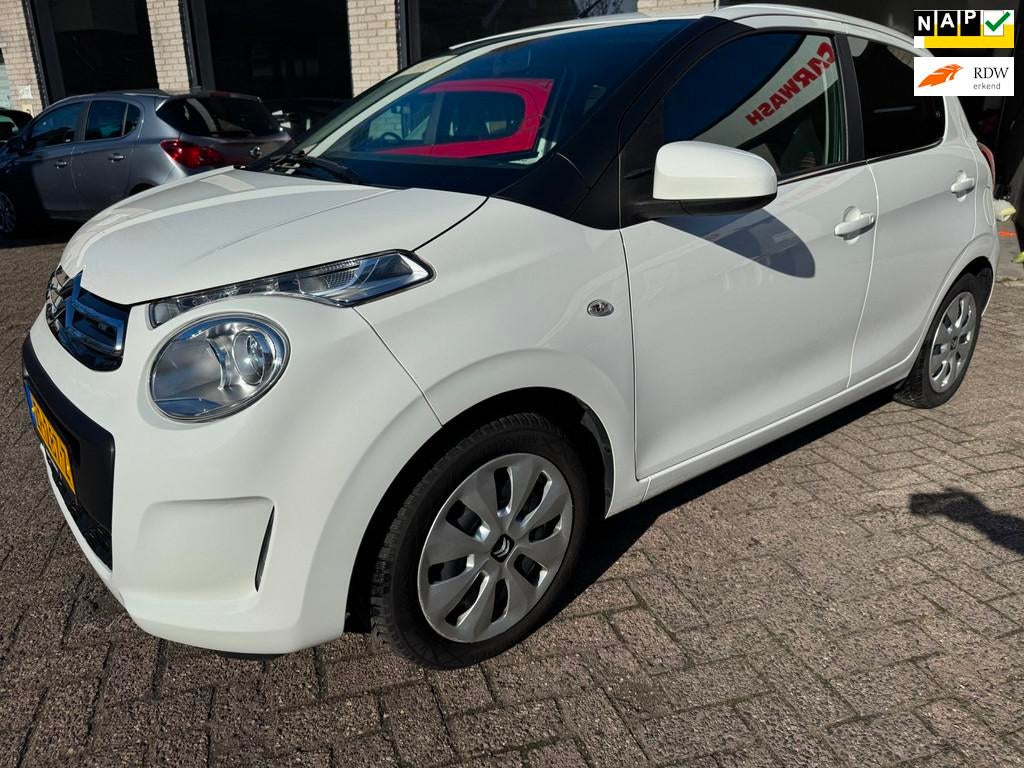 Citroen C1 1.0 VTi Feel AIRCO LED ORG 65246 KM NAP KLEINE BE, Voorwielaandrijving, Gebruikt, Euro 6, 4 stoelen
