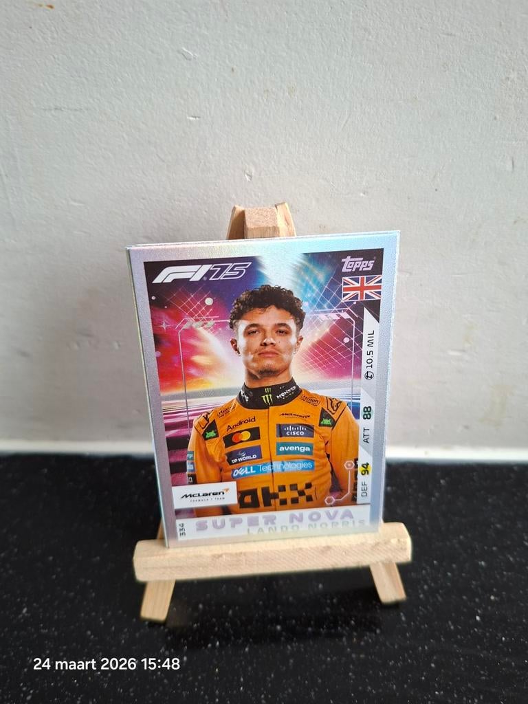 Topps F1 75 Super Nova kaarten Lando Norris, Nico Hulkenberg, Ophalen of Verzenden