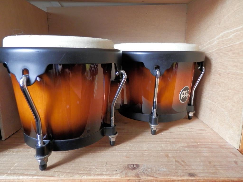 Bongo set Percussion, Muziek en Instrumenten, Percussie, Ophalen, Zo goed als nieuw, Trommel