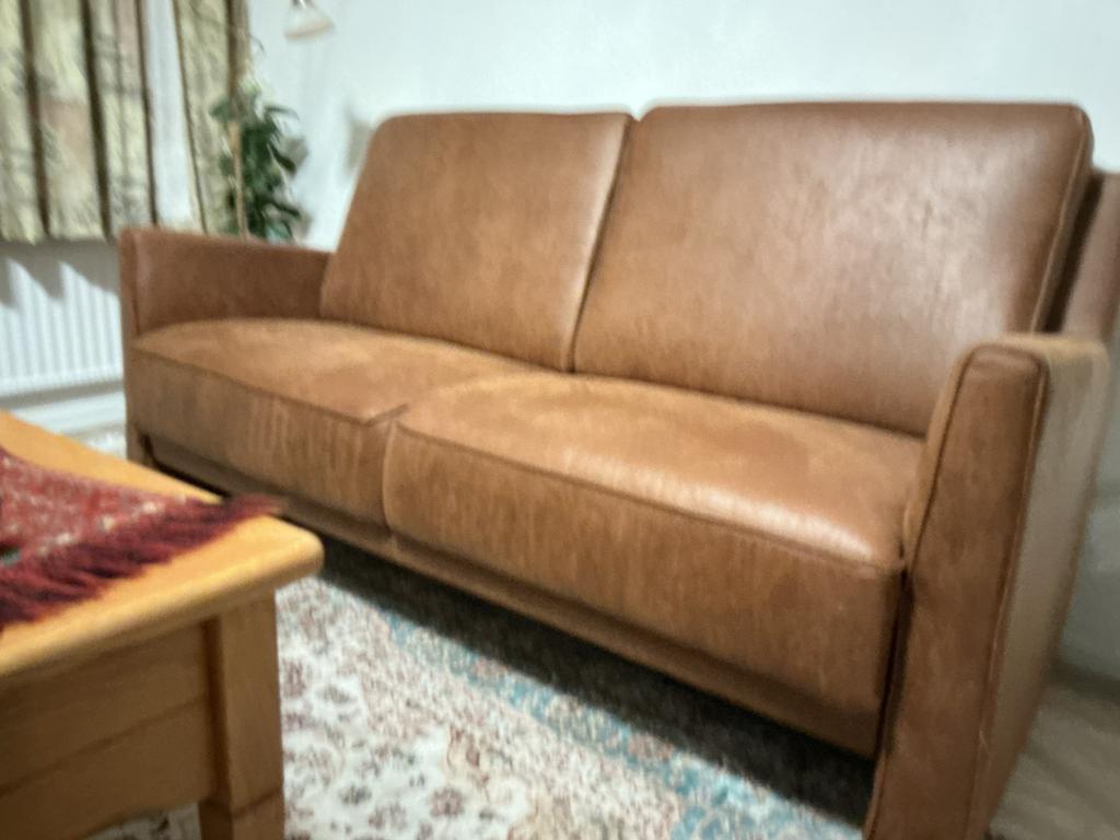 Bank, Huis en Inrichting, Banken | Bankstellen, 150 tot 200 cm, Tweepersoons, Ophalen of Verzenden, Zo goed als nieuw