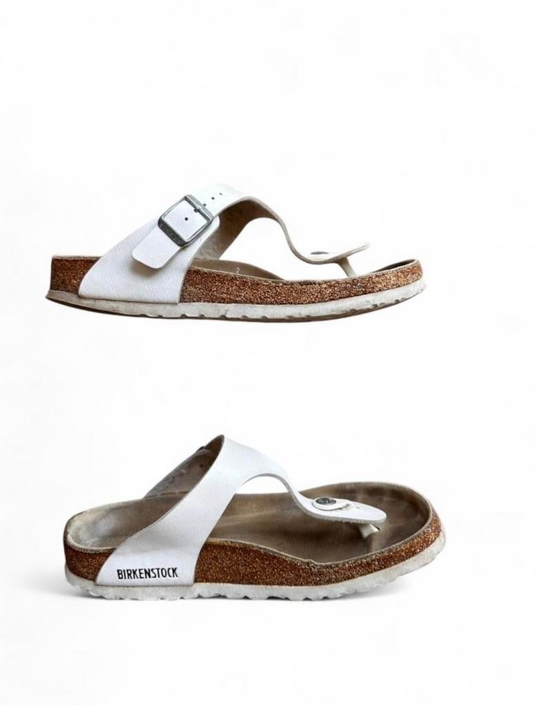 Birkenstock teenslippers wit maat 37, Kleding | Dames, Schoenen, Slippers, Wit, Ophalen of Verzenden, Gedragen