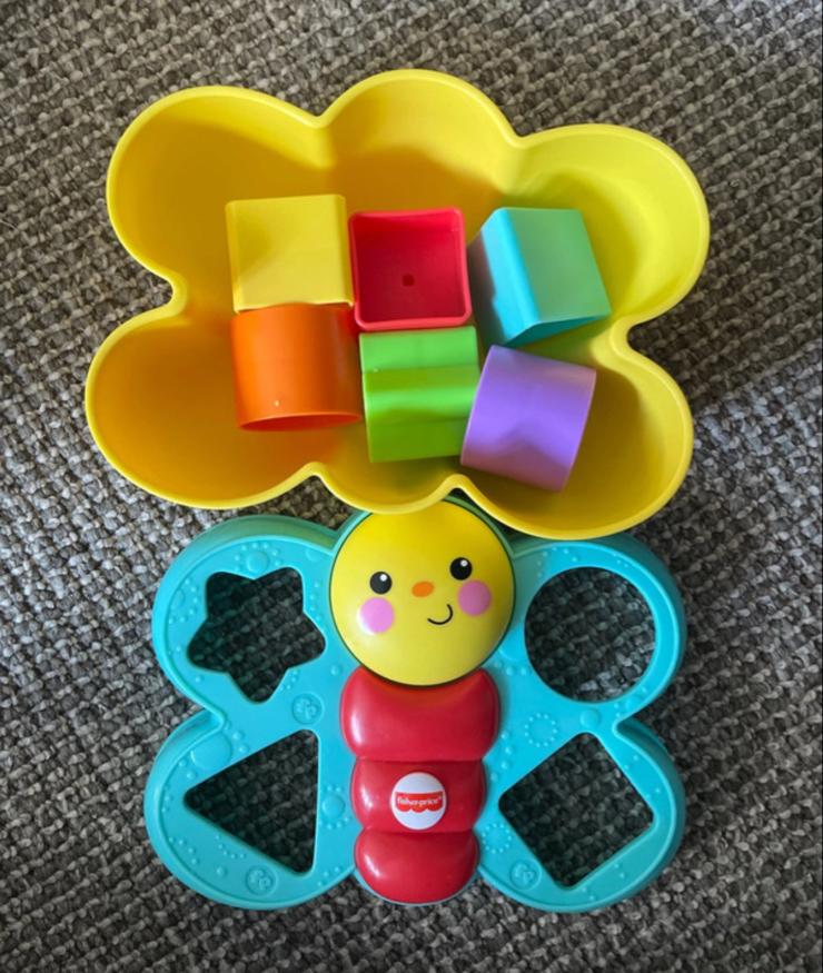 Fisher-Price vormenstoof vlinder, Ophalen of Verzenden, Zo goed als nieuw, Overige typen