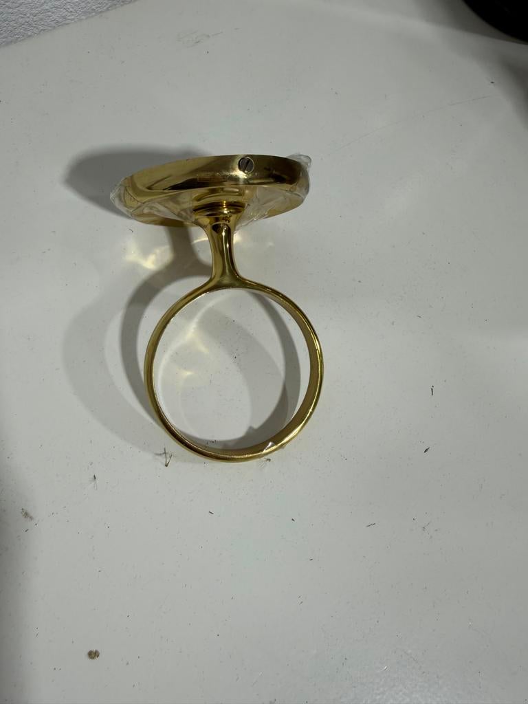 Gouden handdoekring / handdoekhouder, Ophalen of Verzenden, Nieuw, Overige kleuren, Handdoekenrek