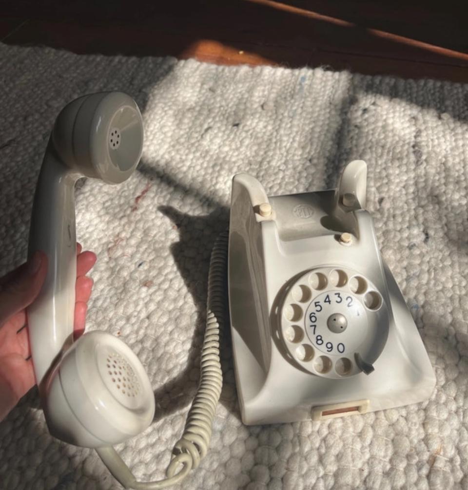 Vintage  PTT Ericsson Telefoon - Mei 1955 - Met Draaischijf, Telecommunicatie, Vaste telefoons | Niet Draadloos, Ophalen of Verzenden