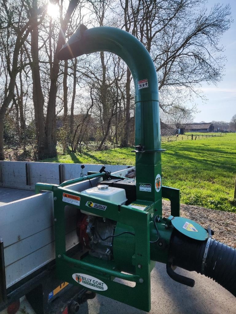 BILLY GOAT bladzuiger / truckloader (type DL1301HEU, Honda), Tuin en Terras, Bladblazers, Benzine, Gebruikt, Billy Goat, Met zuigfunctie