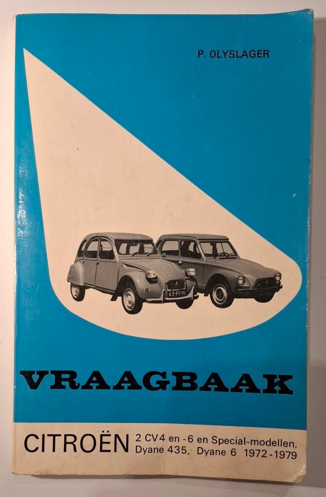 Citroën Vraagbaak 2CV4/6 & Dyane 435/6 (1972-1979), Ophalen of Verzenden