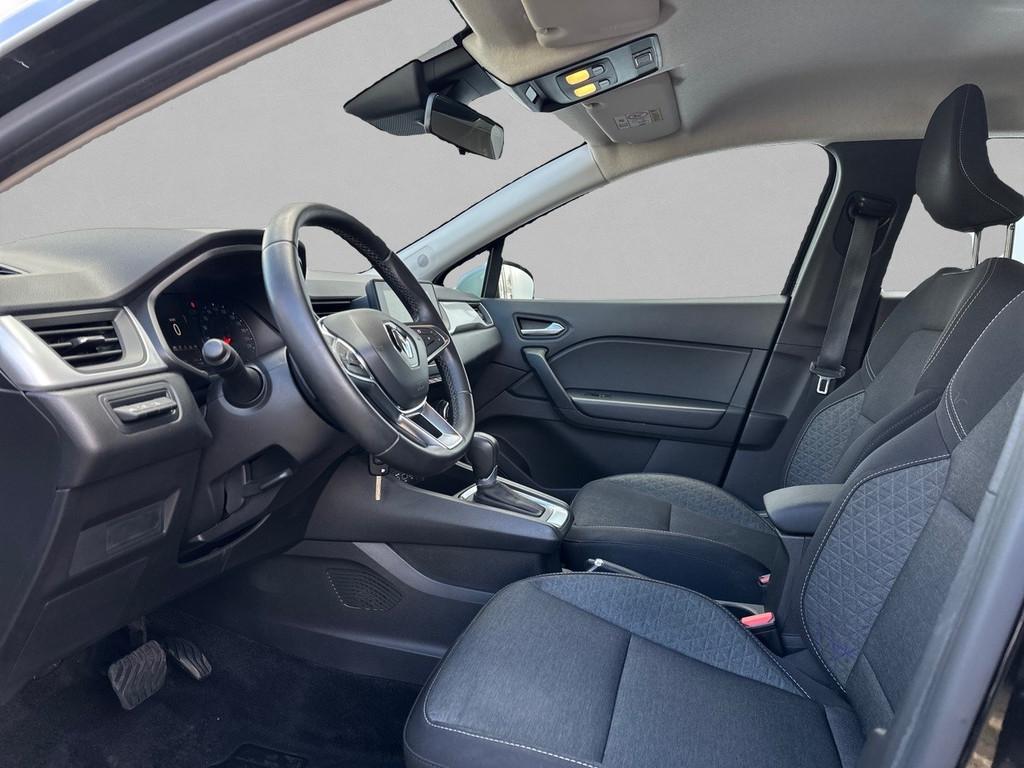 Renault Captur 1.3 mild hybrid 140 EDC techno CRUISE / TREKH, Gebruikt, Zwart, 4 cilinders, Leder en Stof