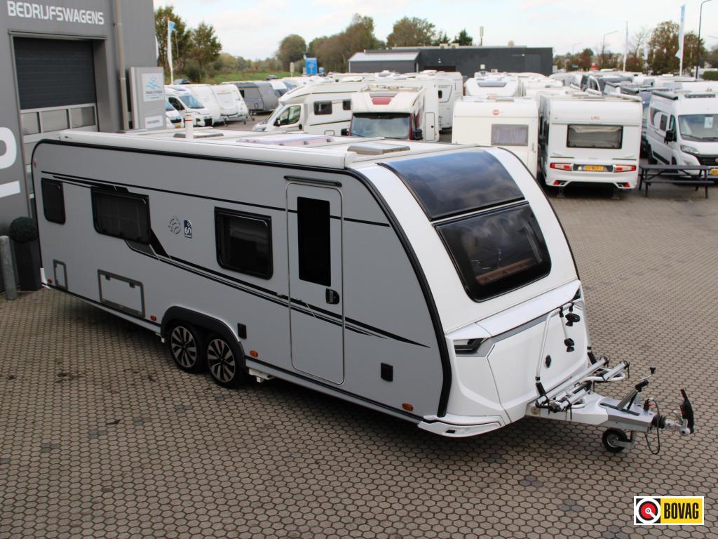 Knaus Sudwind 60 Years 650 PEB Mover Voortent Airco Voortent, Caravans en Kamperen, Schokbreker, Rondzit, Bedrijf, Tot en met 3