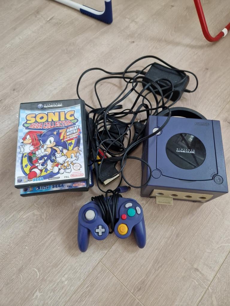 Nintendo GameCube inclusief toebehoren en 7 spellen, 1 speler, Ophalen, Gebruikt, Vanaf 3 jaar