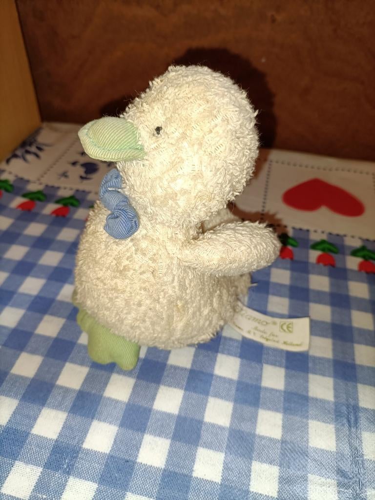 Kuiken knuffel Tiamo vintage 14 cm groot, Ophalen of Verzenden, Zo goed als nieuw, Overige typen