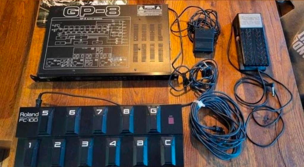 Roland GP-8 met FC-100 en whawha pedaal, Ophalen of Verzenden