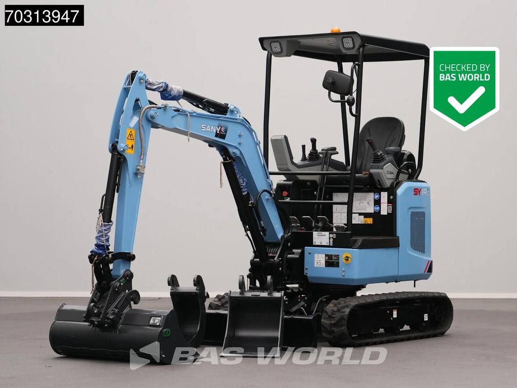 Sany SY19 E 22 kWh - CW/3 Buckets - Lithium-ion, Zakelijke goederen, Machines en Bouw | Kranen en Graafmachines, Graafmachine