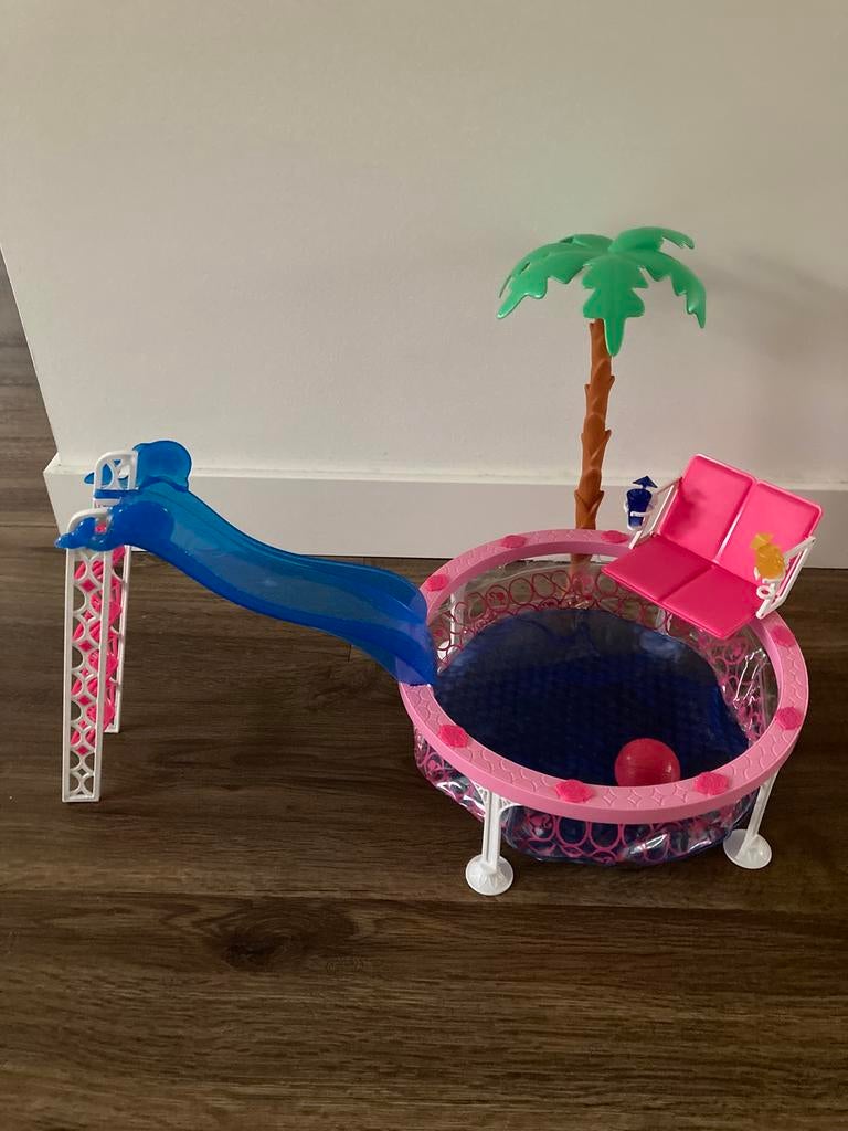 ZGAN Barbie Glam pool /zwembad, Ophalen of Verzenden, Zo goed als nieuw, Barbie