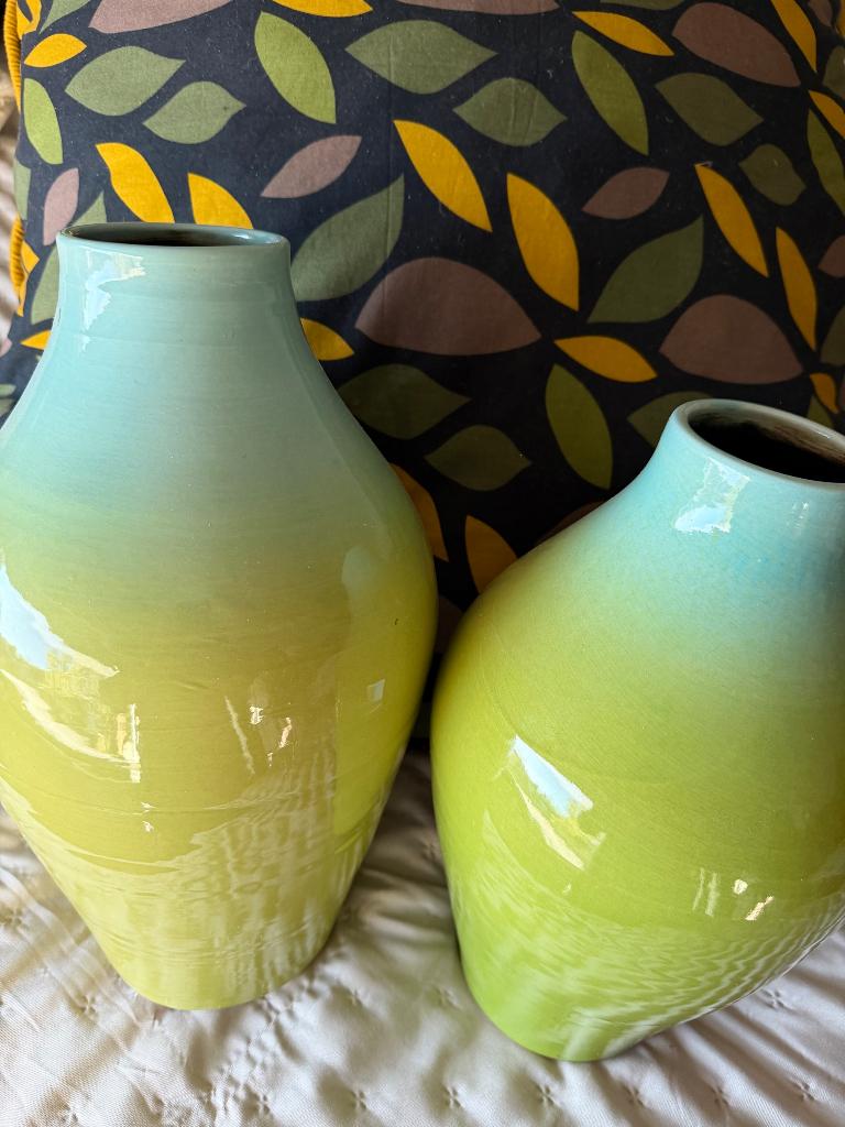 Vazen, Ophalen, Overige kleuren, Aardewerk of Porselein, Zo goed als nieuw