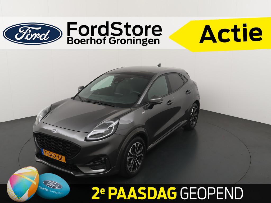 Ford Puma EcoBoost Hybrid 125 pk ST-Line X | Trekhaak | Wint, 125 pk, Leder en Stof, 665 kg, Bedrijf