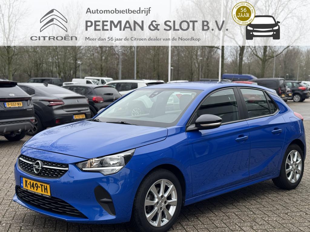 Opel Corsa 1.2 Edition Carplay|Cruise|Airco (bj 2021), Voorwielaandrijving, Stof, 1199 cc, Blauw