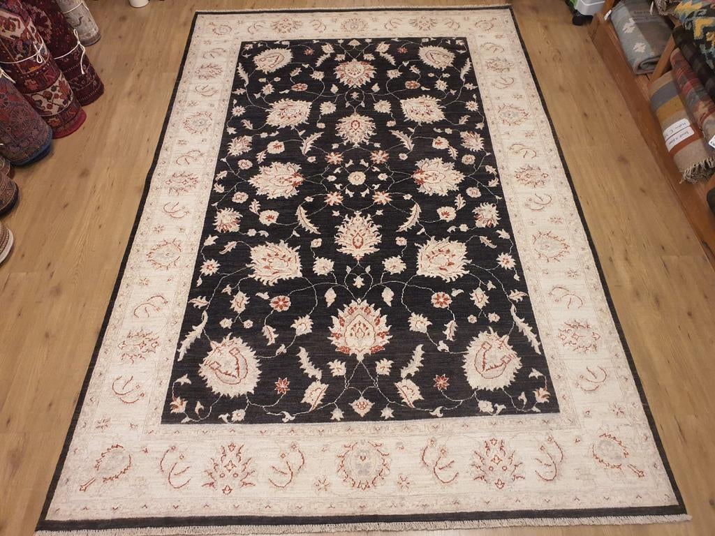 Handgeknoopt oosters tapijt ziegler 302x200, Info@SlatsAntiek.nl, Perzisch, Vof Slats Antiek, Ophalen of Verzenden