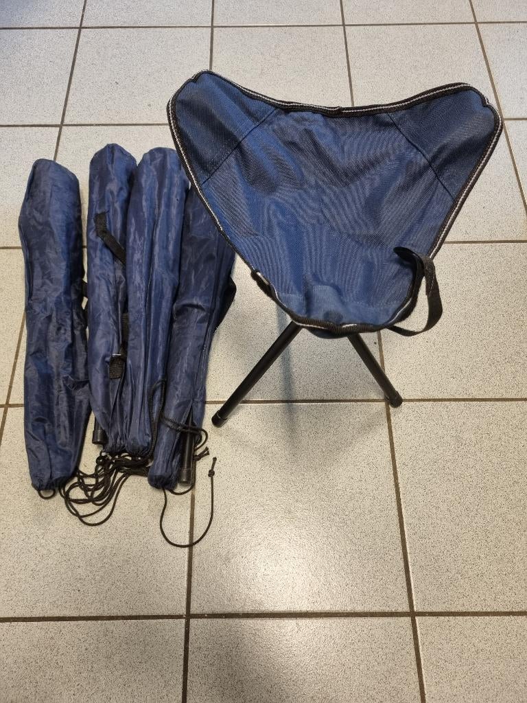 Driepoot krukjes (4x), Huis en Inrichting, Ophalen, Zo goed als nieuw, Hout