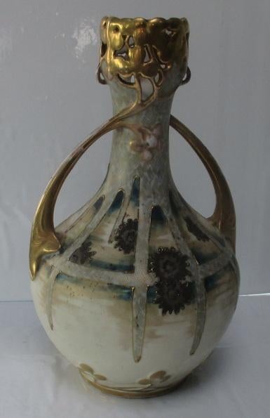 uitzonderlijke art nouveau Amphora vaas Turn-Teplitz, Antiek en Kunst, Antiek | Keramiek en Aardewerk, Verzenden