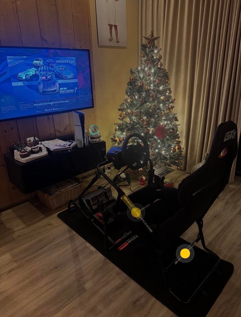 Playseat Next Level Racing GT Lite Pro + Logitech G923, Ophalen, 1 speler, Racen en Vliegen, Zo goed als nieuw