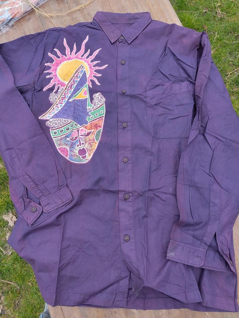 BLOUSE BATIK INDONESIË L, Ophalen of Verzenden