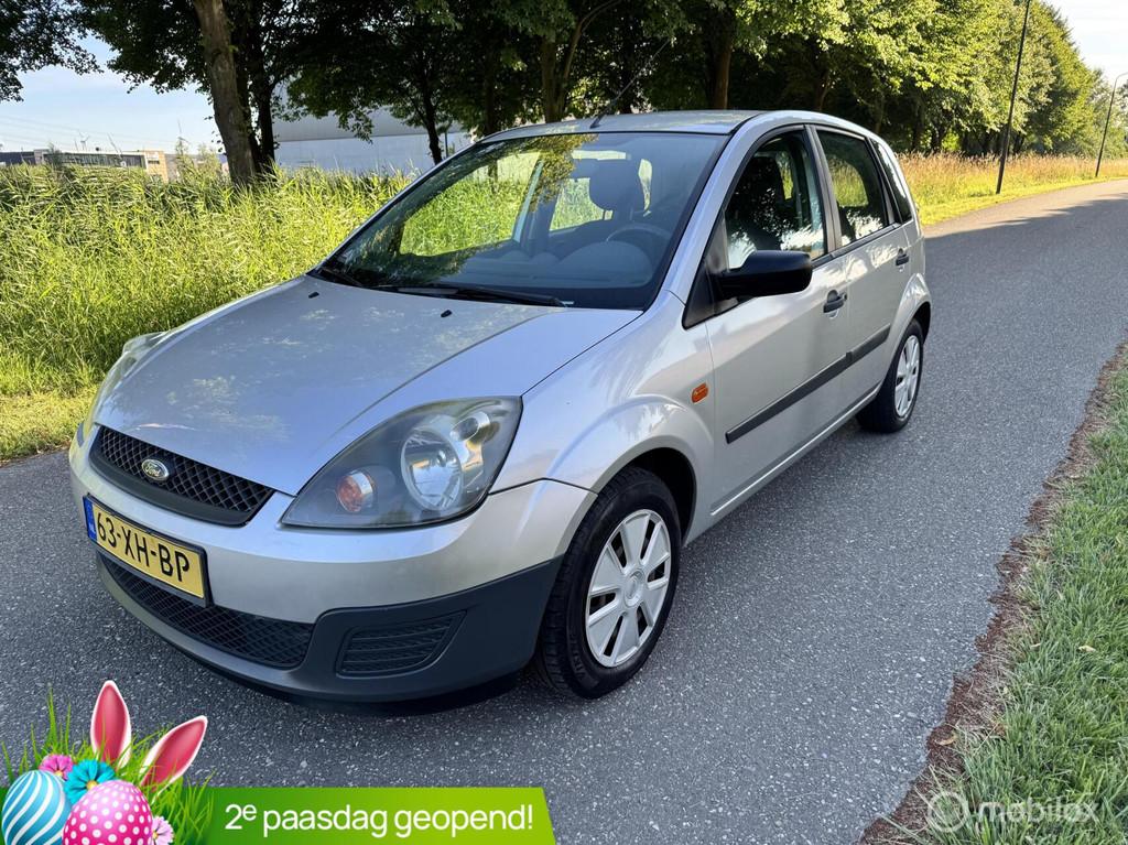 Ford Fiesta 1.3-8V Cool&Sound*NAP*NEW APK 09/26*ELEK. RAMEN, 1299 cc, Stof, Zwart, 4 cilinders