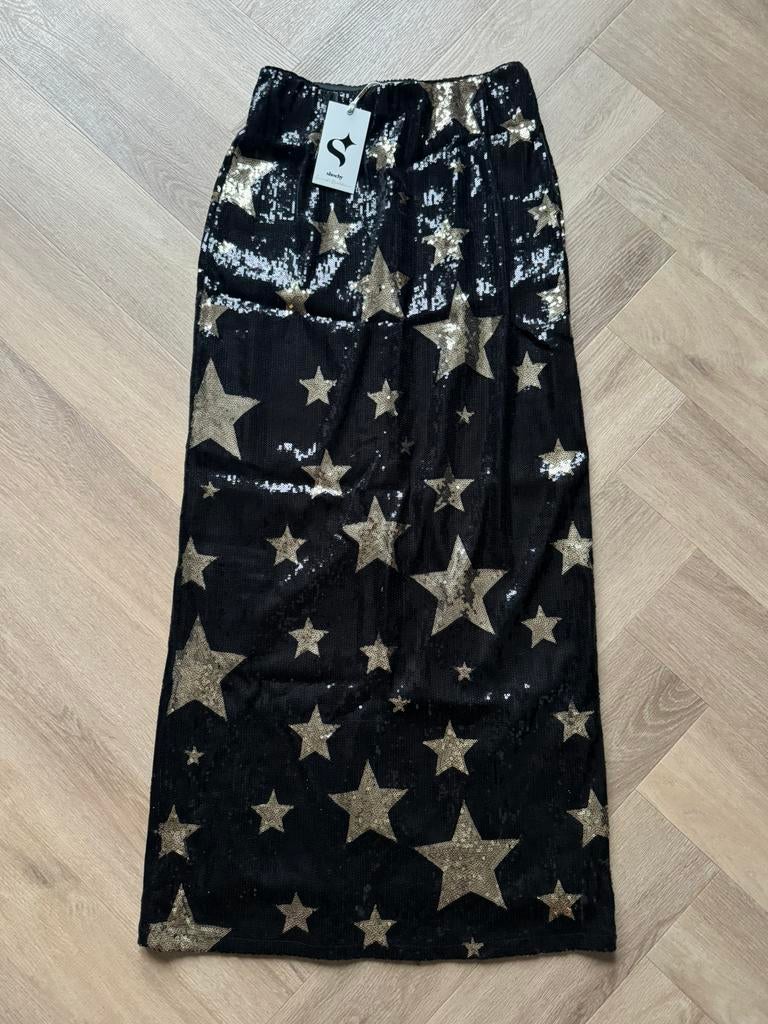 Nieuw Shoeby Nicolette van Dam pailletten rok maat XS/S, Kleding | Dames, Rokken, Zwart, Nieuw, Ophalen of Verzenden, Maat 34 (XS) of kleiner