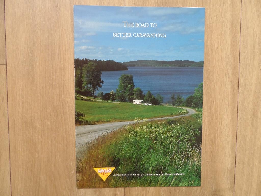 Folder Sävsjö caravan 1990, Boeken, Ophalen of Verzenden, Zo goed als nieuw