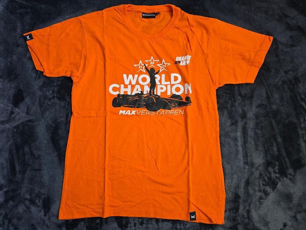 Max Verstappen t-shirt (19), Maat 52/54 (L), Ophalen of Verzenden, Zo goed als nieuw, Oranje