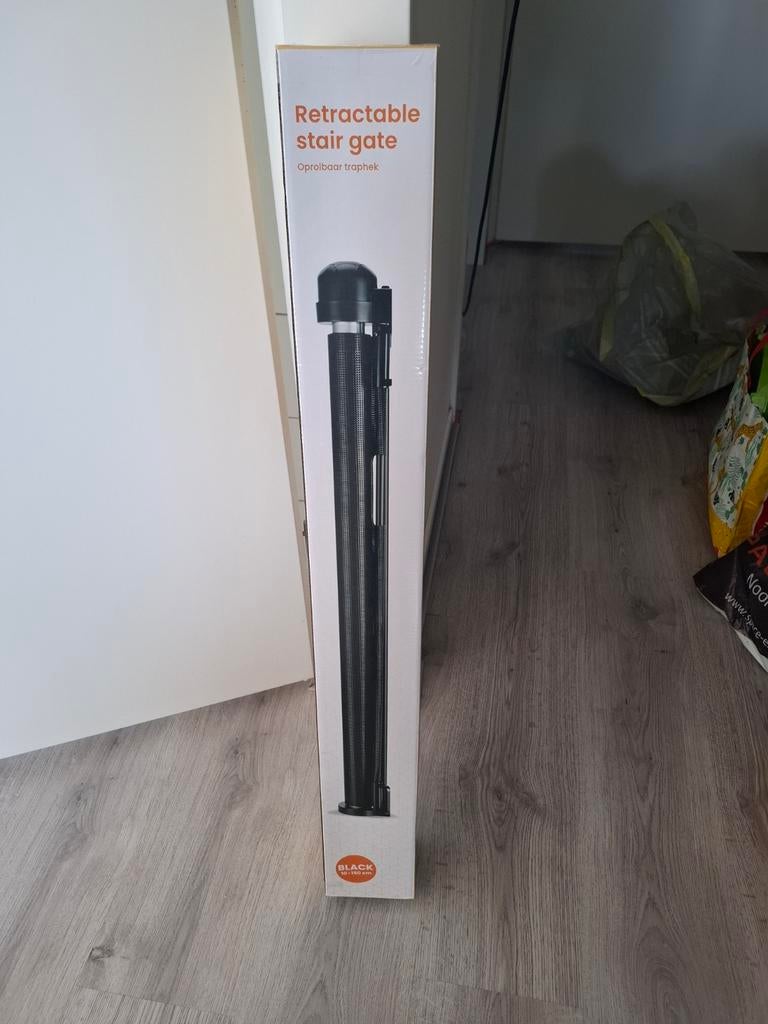 Oprolbaar traphek nieuw in de doos, Ophalen, Nieuw, Oprolhekje, 115 cm of meer