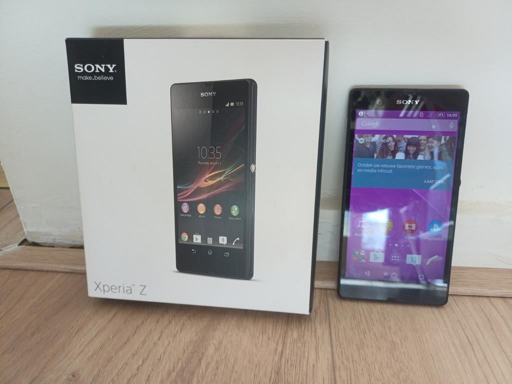 Sony Xperia Z in doos., Ophalen of Verzenden, Zwart