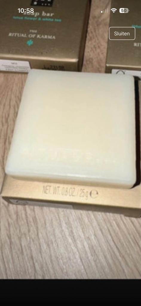 Ritual zeepjes, Ophalen of Verzenden, Zo goed als nieuw, Eenpersoons, Kussen