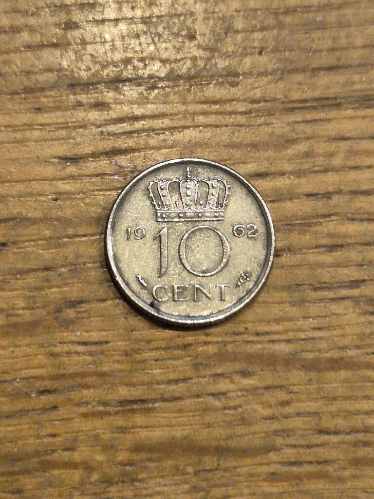 Nederland - 10 Cent 1962, Verzenden, Koningin Juliana, 10 cent, Losse munt