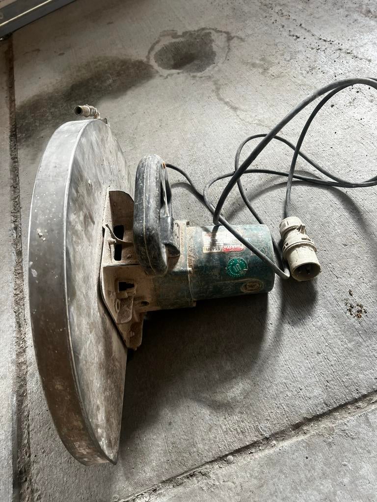 Makita 5103R Muurzaagmachine 350mm voor nat zagen, Ophalen, 1200 watt of meer, 70 mm of meer