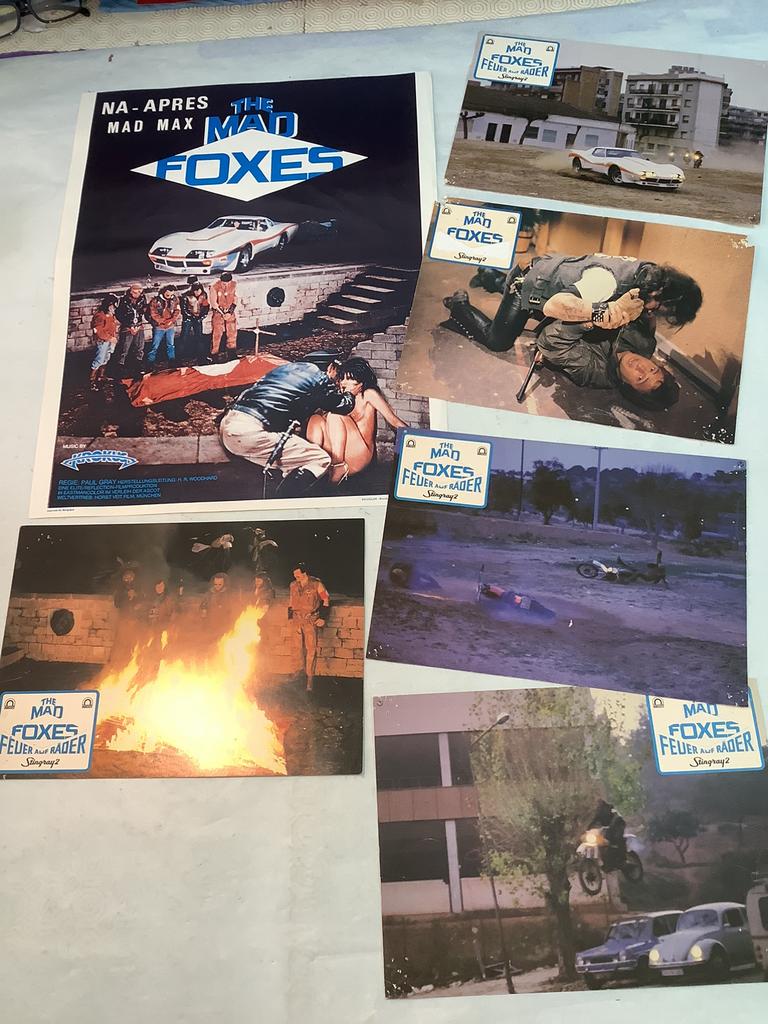 MAD FOXES   FILMPOSTER + 5 LOBBYCARDS, Ophalen of Verzenden, A1 t/m A3, Film en Tv