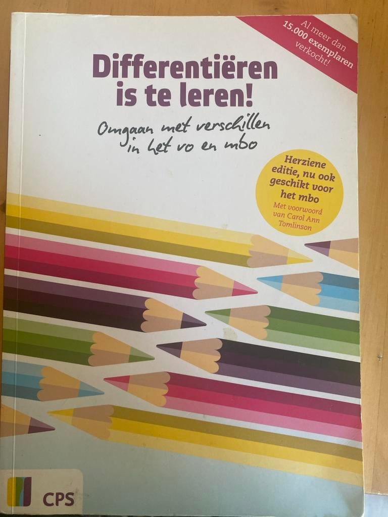 Differentiëren is te leren! Omgaan met verschillen, Boeken, Ophalen of Verzenden, Gamma, Gelezen, MBO