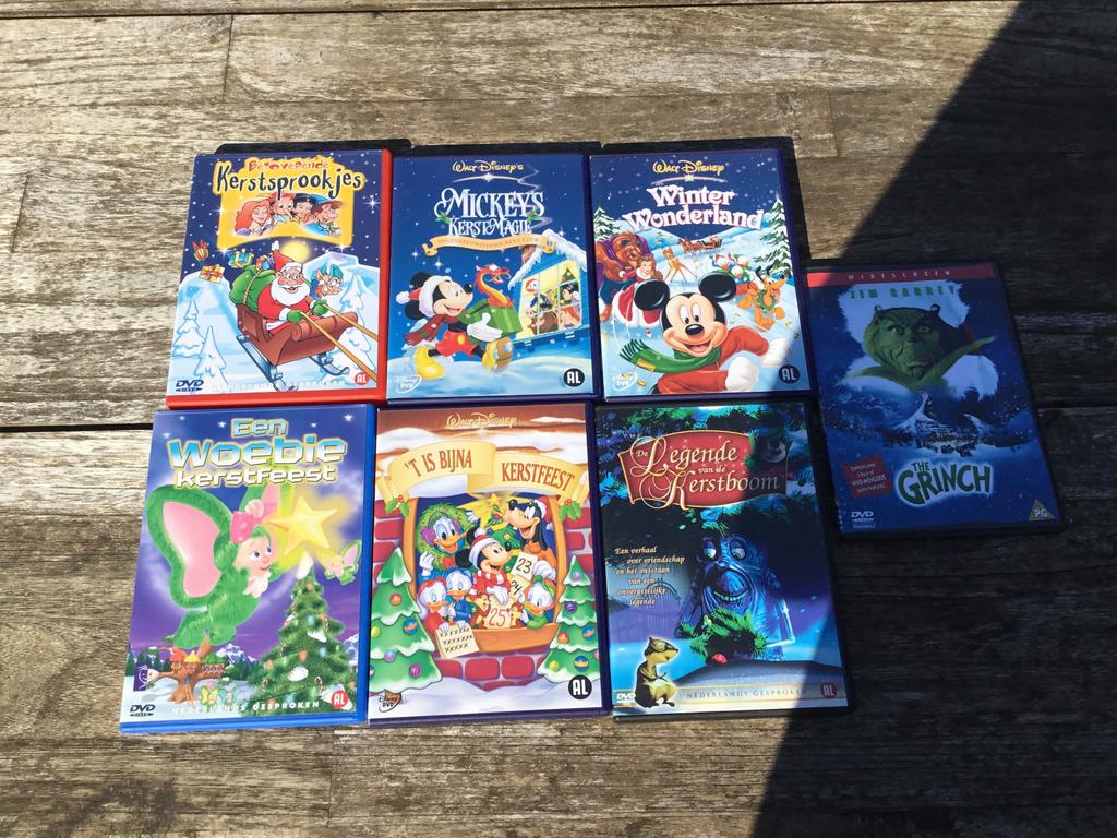 6 DVD’S kerstfilms ( zie omschrijving), Cd's en Dvd's, Ophalen, Tekenfilm, Alle leeftijden, Overige soorten