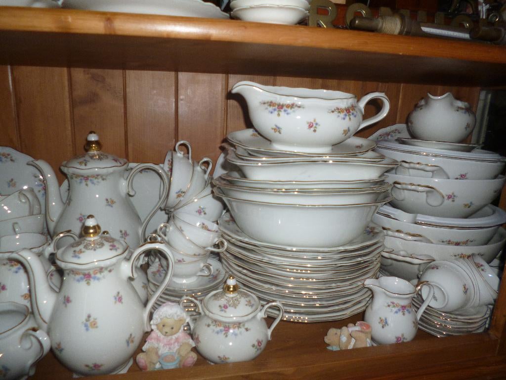 Dinerservies Winterling Windsor Bavaria bloemetjes guirlande, Ophalen of Verzenden