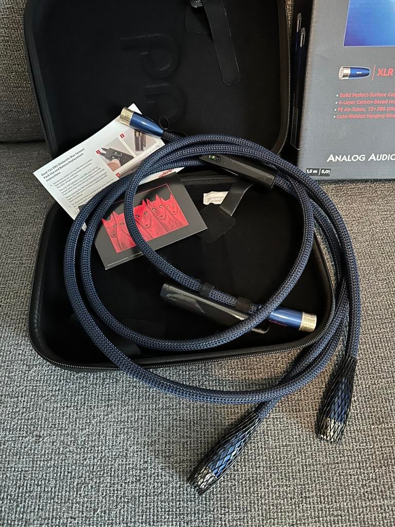 Audioquest water xlr 1,5 meter, Ophalen of Verzenden, Zo goed als nieuw, Minder dan 2 meter, Interlink-kabel
