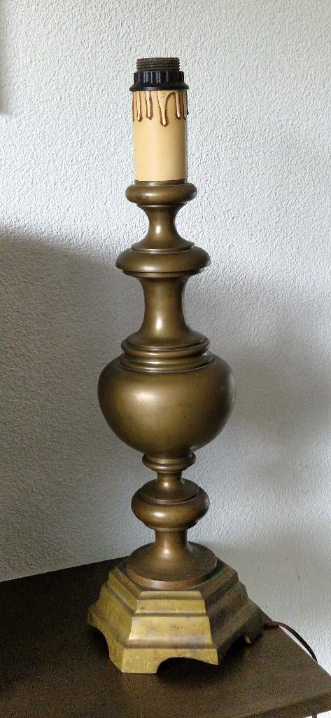 Elegante Bronzen Lampenvoet - Klassiek Design, Ophalen of Verzenden