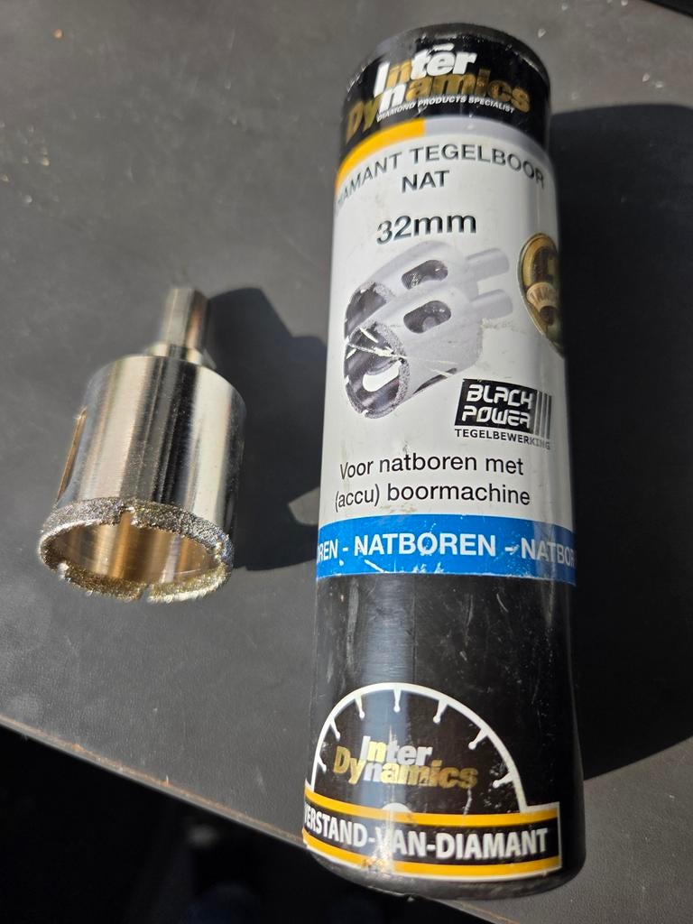 Diamant tegelboor 32mm, Doe-het-zelf en Verbouw, Ophalen of Verzenden, Nieuw