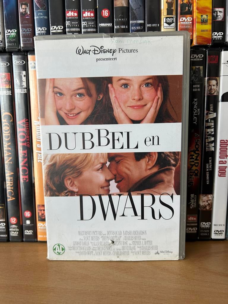 Dubbel en Dwars (The Parent Trap) VHS - Disney Klassieker, Alle leeftijden, Ophalen of Verzenden, Gebruikt, Komedie