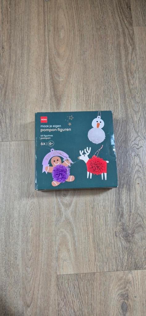 Knutselset kerst pompon maken, hema, Ophalen of Verzenden, Zo goed als nieuw, Knutselwerk, Overige merken