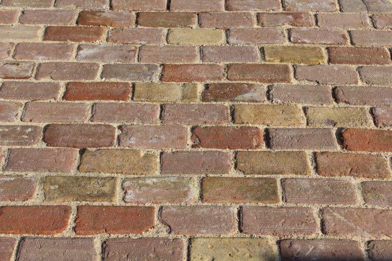 100m2 oud gebakken keiformaat 10 duimer kei oude klinkers, Ophalen, Gebruikt, Keramiek, Klinkers