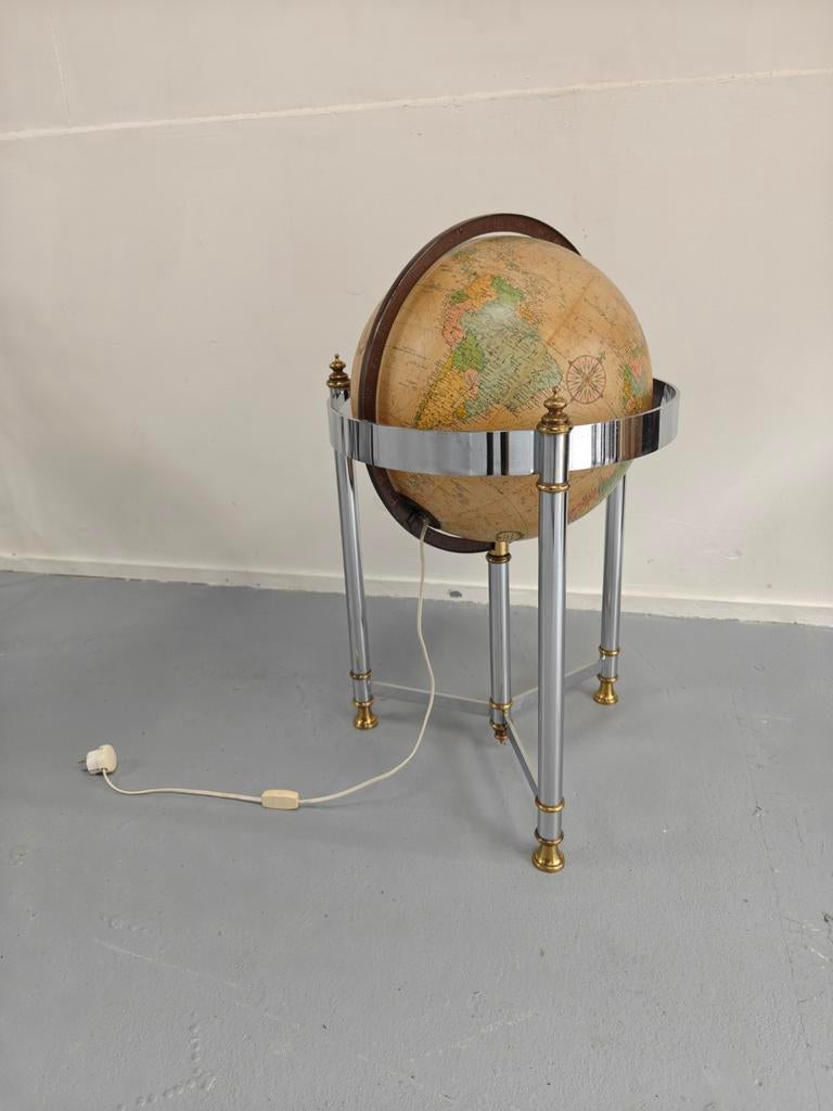 Repogle Wereldbol Lamp Vintage Verlichte Globe, Huis en Inrichting, Woonaccessoires | Wereldbollen, Ophalen, Repogle Globes, Info@repogle.com