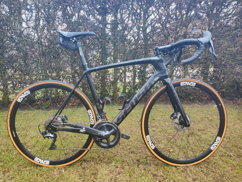 Sensa Giulia G2 ULTEGRA 11 4iiii powermeter 2x wielset, Carbon, Meer dan 20 versnellingen, 53 tot 57 cm, Ophalen