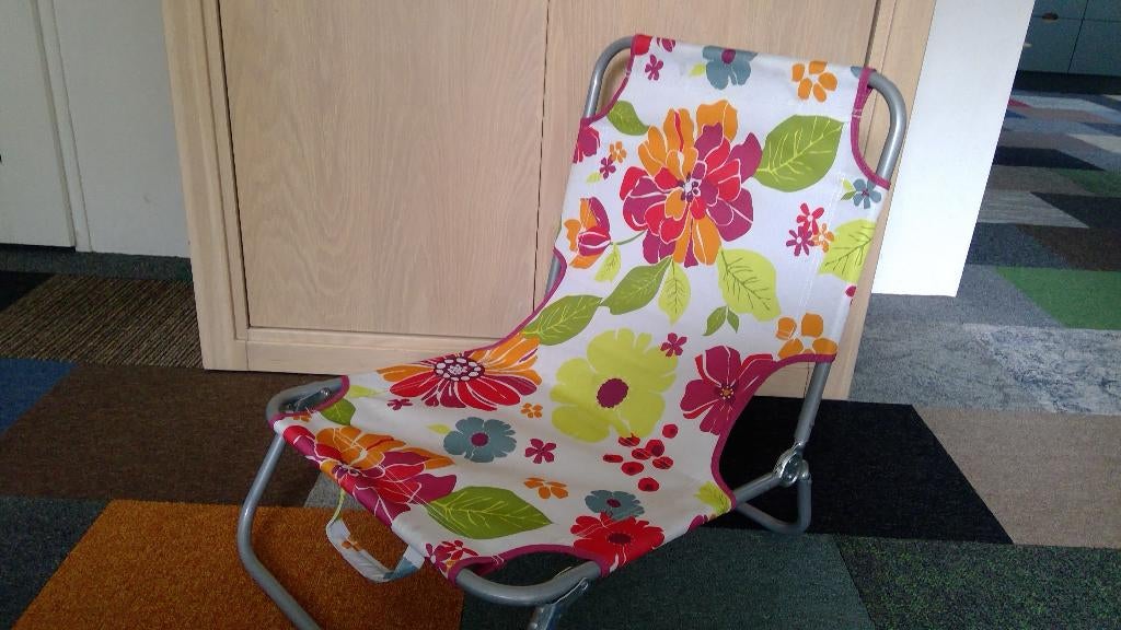 Campingstoel/compact loungestoel, Caravans en Kamperen, Ophalen, Gebruikt, Campingstoel